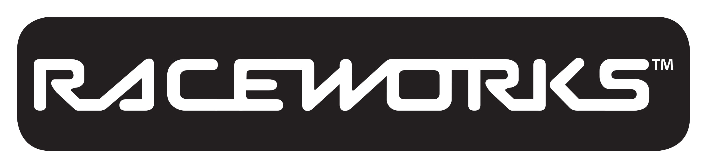 RACEWORKS STICKER B&W