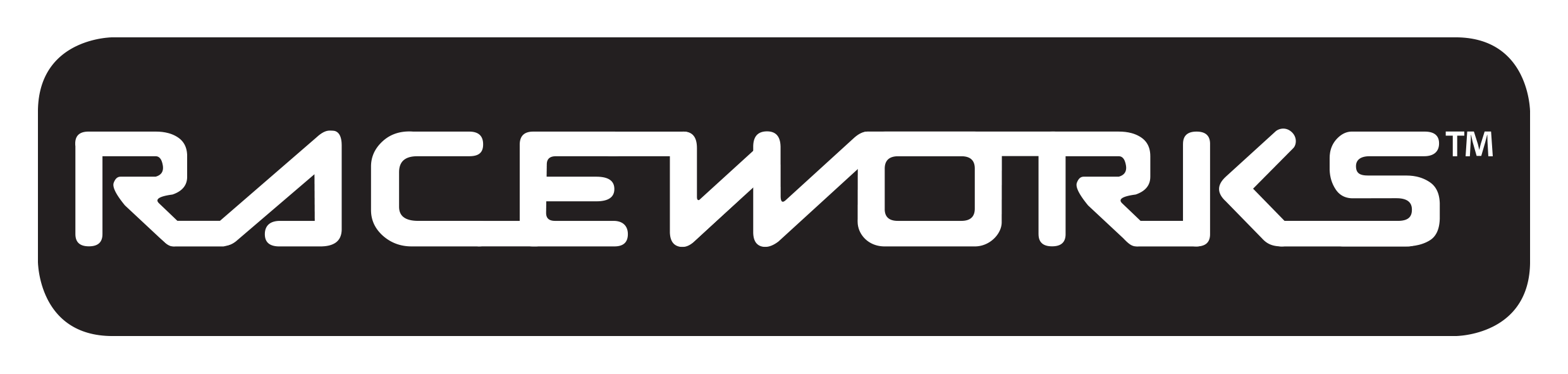 RACEWORKS STICKER B&W
