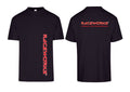 RACEWORKS BLACK T-SHIRT SHORT SLEEVE